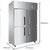 Haier/海尔 SL-1050D4立式四门单温厨房冰柜全冷冻冷柜商用厨房冰箱第3张高清大图