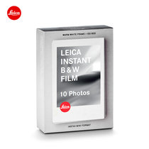 徕卡（Leica）SOFORT相机 一次成像立拍立得相机相纸 富士通用 3寸mini 黑白相纸 10张/盒  19550
