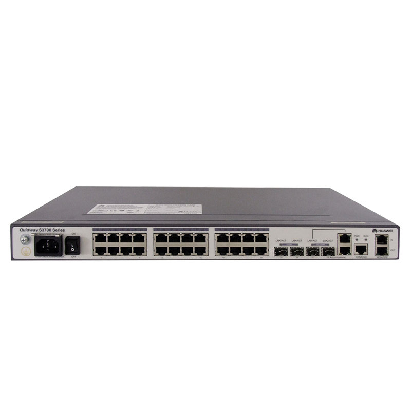 s3700-28tp-ei-mc-ac 华为24端口百兆三层管理交换机带监控口全新