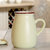 豪峰 陶瓷马克杯水杯咖啡杯牛奶杯带盖勺广告杯可加印logo(浅绿牛奶杯配盖勺)第4张高清大图