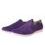KENDON 肯顿反绒透气休闲鞋懒人套脚鞋韩版英伦单鞋板鞋(紫色 40)第2张高清大图