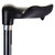 如斯卡（RUSSKA）老人拐杖手杖 铝制手杖 人体功能学大右手设计 伸缩手杖 黑第3张高清大图