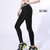 全球人 运动长裤显瘦薄款高弹速干跑步女士紧身健身瑜伽裤九分裤(黑色 S)第2张高清大图