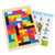 俄罗斯方块拼图积木制儿童早教益智力男孩女孩玩具拼板巧板拼装(六角智力拼盘（彩色） 默认版本)第5张高清大图
