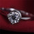 梦克拉Mkela 白18K金钻石戒指60分钻石戒指F-G色 钻石女戒 体会 求婚戒第3张高清大图