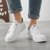 回力板鞋 小白鞋男士滑板鞋白色低帮透气潮流运动鞋41绿 国美超市甄选第5张高清大图