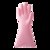 茶花PVC耐用手套L码 颜色随机 易脱易戴 干爽舒适 贴合手指 防滑舒适 家用手套第2张高清大图