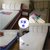 【京好】皮艺软床 现代简约环保实木双人床  婚床家具A101(米白色皮床 1.5*2米规格)第5张高清大图