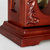汉时欧式复古实木座钟 创意客厅装饰台钟 古典机械报时时钟 HD328(HD53-黄杨木德国赫姆勒14天)第6张高清大图