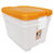 爱丽思IRIS 50L大号环保树脂彩色整理塑料收纳箱TB-54D 三个套装(橙色/不透明)第3张高清大图