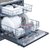 西门子（SIEMENS）SC76M540TI 原装进口嵌入式全自动洗碗机(不锈钢色 嵌入式)第4张高清大图