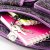 卡拉羊樱桃小丸子随身包 韩版小巧卡通可爱单肩包防水单肩包C4529(黑色紫线条)第4张高清大图