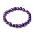 一生一石 3A级天然紫水晶圆珠手链系列(8mm)第2张高清大图