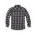 扬格保罗 法兰绒男士格子纯棉衬衫 012-B-10112(黑色 M)第2张高清大图
