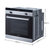 西门子（SIEMENS）HB033JBS2W 原装进口 家用嵌入式烘焙66L大容量烤箱(黑色)第3张高清大图