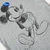 迪士尼 米奇系列 纯棉短T 卡通印花 女款 时尚舒适简约 圆领透气 D17ST007(黑色 170)第4张高清大图
