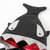 qm 2018新款韩版鲨鱼帽中小童加大加厚卡通男女童中长款羽绒服S1803(130 军绿色)第3张高清大图