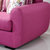 阿诗兰 家具 客厅小户型布艺沙发 宜家创意沙发 布沙发可拆洗 现代时尚沙发组合 A9008(玫紫色 全套组合三人位+脚踏(可拆洗))第5张高清大图