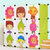 索尔诺婴儿衣柜宝宝收纳柜儿童储物柜塑料玩具卡通收纳箱衣物整理(果绿色 9门7格1挂 M090701)第5张高清大图
