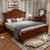 海善家 美式实木床1.8米双人床轻奢风简约现代欧式皮组合套装 卧室家具(默认选项款 1.5米床+1床头柜+床垫)第3张高清大图