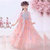 汉服女童古装中国风2021新款夏季儿童装夏装古风襦裙超仙女孩唐装(160 粉色短袖)第2张高清大图