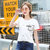 莉菲姿 2017韩版女装夏装新款宽松显瘦印花圆领百搭短袖T恤(粉红色 M)第3张高清大图