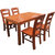 实木餐桌椅组合现代简约经济型饭桌家用橡胶木长方形一桌四椅六椅(CZ170+YZ394一桌四椅 默认)第5张高清大图