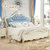 拉斐曼尼 GFA010 欧式实木床皮艺双人床1.8米橡木奢华法式公主婚床主卧室(香槟金 1.8m*2.0m)第2张高清大图