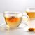 雅集素雅系列咖啡品茶杯 小资花茶杯耐高温高硼硅玻璃水杯 杯子100ML第5张高清大图