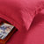 南极人 升级床上用品单人枕头套 清新纯色简约单人枕套一对装A(纯酒红色 48cmX74cm)第3张高清大图