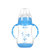 运智贝婴儿奶瓶带手柄宽口pp感温变色奶瓶宝宝用品(蓝色 320ml)第3张高清大图