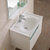 FLOLONSHER 82015多层实木橡木浴室柜洗手盆洗脸盆组合(70cm)第10张高清大图