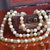 梦克拉Mkela 925银和田玉珍珠套装项链手链 韵味 和田玉碧玉珍珠链 玉石银套链 女款第3张高清大图