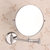 皇姿 浴室美容镜壁挂 卫生间折叠放大梳妆镜子(银色化妆镜壁挂)第3张高清大图