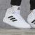 Adidas阿迪达斯高帮男鞋 2022春秋季新款经典篮球运动鞋透气耐磨休闲鞋EG4235(白色 39)第4张高清大图