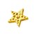 多边金都18K金五角星（K黄）吊坠（2.02g）第3张高清大图
