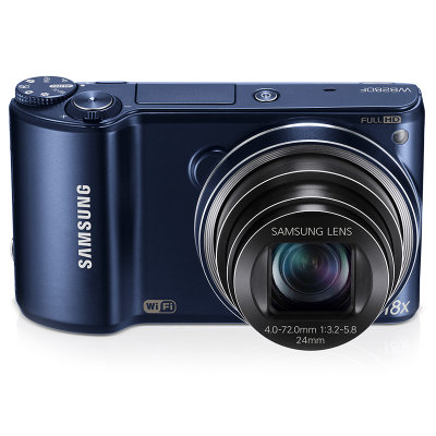 三星（SAMSUNG）WB280F数码相机 钴黑色 18倍钢炮小王子 BSI CMOS支持高清视频  1420万象素3英寸触摸屏