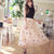 Mistletoe夏季新款女装明星款高腰长裙 无袖撞色拼接刺绣欧根纱连衣裙F6670(黑色 M)第3张高清大图