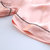 喜芬妮夏款丝质长袖 短裤宽松性感休闲 纯色女士睡衣 家居服套装(1703鱼水蓝 XL)第4张高清大图