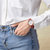 多姆（DOM）手表 女表 时尚休闲潮流韩版优雅防水石英女士手表(红色皮带白盘 皮带)第5张高清大图