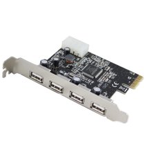西霸（SYBA） PCI-E转USB2.0扩展卡4口外置Moschip芯片