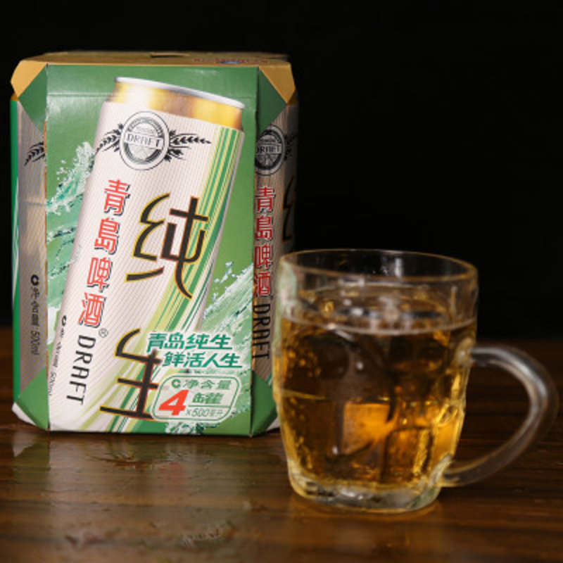 青岛纯生啤酒500ml*4/组