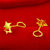 CNUTI粤通国际珠宝 黄金耳钉 足金女款小星星耳饰 约1.79-1.8克第3张高清大图