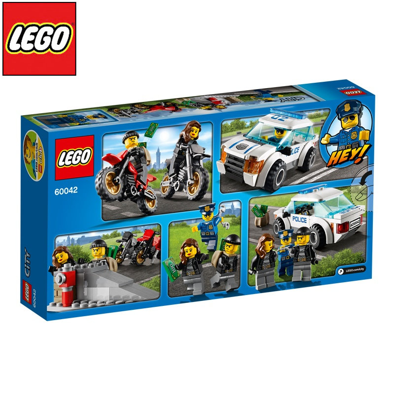 乐高legocity城市系列60042高速公路警匪追逐积木玩具彩盒包装单盒