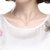 真丝T恤女短袖2018夏季新款宽松显瘦桑蚕丝上衣女丝绸气质妈妈装(白色 XS)第3张高清大图