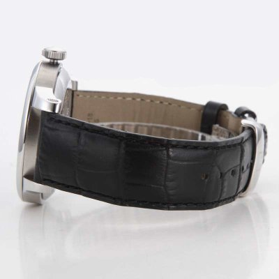 天梭Tissot手表力洛克系列机械手表(男表黑盘皮带 T41.1.423.53)