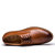 牧惠森2016布洛克青年流行男皮鞋英伦商务男士休闲皮鞋91001(棕色 38)第2张高清大图