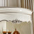 圣肯尼家具 欧式现代简约酒柜双门玻璃描银雕花酒柜客厅装饰柜(珍珠白 角酒柜)第2张高清大图