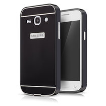 三星sm-g3509i手机套 g3502u手机壳 G3508J保护壳 G3502C金属边框(黑色)