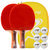 红双喜乒乓板 家庭娱乐套装/比赛训练对拍 二星乒乓拍(2002两只)第2张高清大图